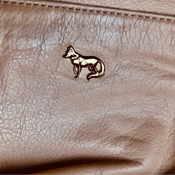 Emma Fox, Beige, Black, Cream, Soft Leather Crossbody Bag, GUC - Picture 5 of 15